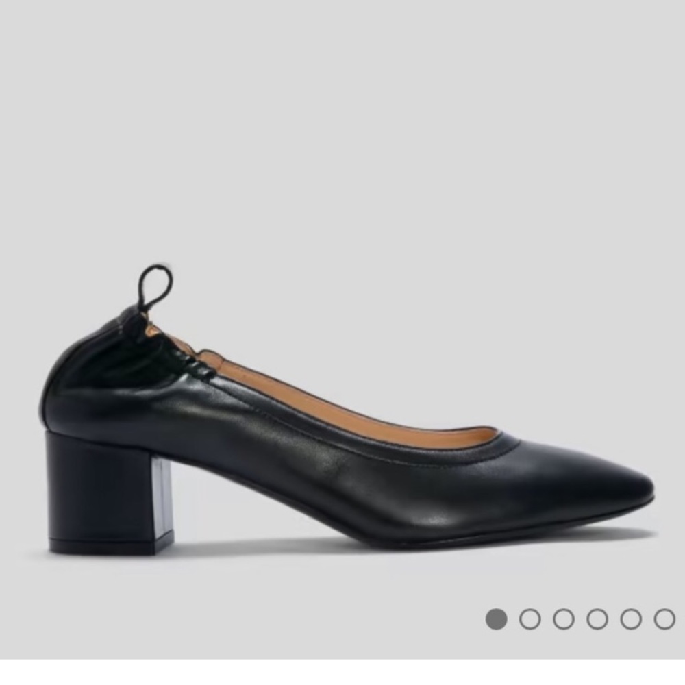 Everlane The Day Heel 6 like new Italian Napa leather
